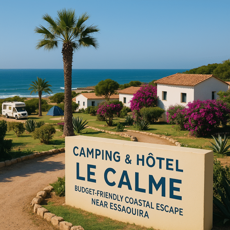 Camping & Hôtel Le Calme — Budget-Friendly Coastal Escape near Essaouira